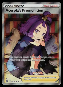 Pokemon Card - Acerola's Premonition Brilliant Stars Trainer Gallery TG24/TG30 - Image 1