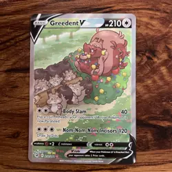 Pokemon - Greedent V 257/264 - SWSH08: Fusion Strike Alternate Full Art - Image 1