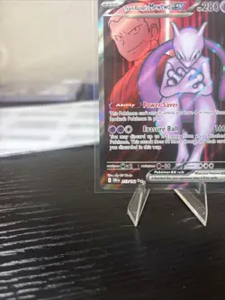 Team Rockets Mewtwo EX 213/182 Ultra Rare Destined Rivals Pokemon TCG NM - Image 3