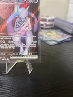 Team Rockets Mewtwo EX 213/182 Ultra Rare Destined Rivals Pokemon TCG NM - Image 4