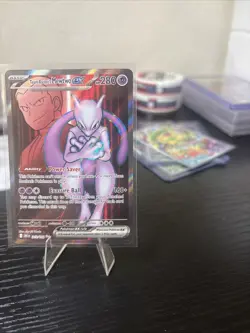 Team Rockets Mewtwo EX 213/182 Ultra Rare Destined Rivals Pokemon TCG NM - Image 5