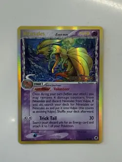 Pokemon TCG Ninetales Delta Species 8/101 Dragon Frontiers Reverse Holo Stamp - Image 1