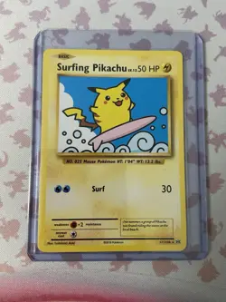 Pokemon TCG Surfing Pikachu 111/108 Secret Rare XY Evolutions NM - Image 1
