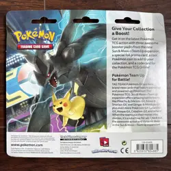 (403265) Pokemon Sun & Moon Team Up Ultra Necrozma 3-Pack Blister Factory Sealed - Image 2
