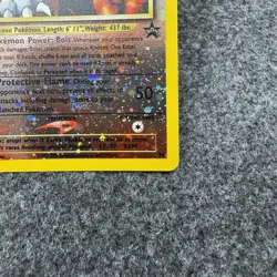 Entei 34 Black Star Reverse Holo Rare Promo Pokemon Card Swirl - Image 4