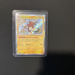 Pokemon TCG: Paldean Fates (132/091) Raichu Baby Shiny Holo Rare (NM) - Image 1