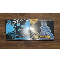 Pokemon Black Bolt ETB & Mega Evolution Lucario ETB - Image 1