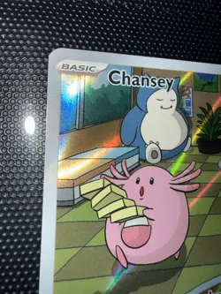 Pokemon Chansey 187/167 Twilight Masquerade Illustration Rare Holo - Image 2