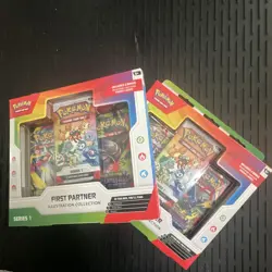 Lot of 2 The Pokemon TCG First Partner Pack Series 1 Box 2021 3 SIR!! - Image 1