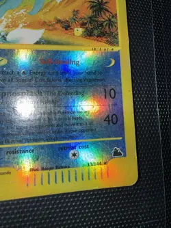 Pokemon Vaporeon Skyridge Rare 33/144 Regular Stage 1 70 HP 2003 Card - Image 5