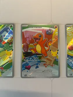 Pokemon First Partner Illustration Collection Series 1 Kanto Gen 1 Starters Set - Image 3