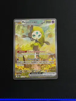 Meloetta ex 167/086, Black Bolt, Pokemon - Near Mint (9.3) - Image 1