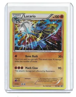 2013-17 Pokemon XY Black Star Promos - Lucario #XY140 Holo - Image 1