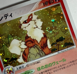 Japanese Pokemon Arcanine 014/080 Holo SWIRL Magma vs Aqua LP - Image 2
