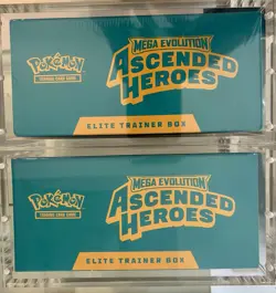 Pokemon Ascended Heroes Elite Trainer Box ETB 🔥 Factory Sealed NEW Loft Of 2 - Image 2