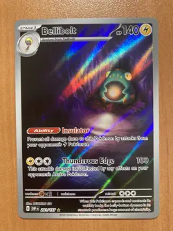 Pokemon TCG Bellibolt 201/197 SV03: Obsidian Flames Illustration Rare Holo NM - Image 1