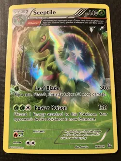 Sceptile (Omega) 9/160 Pokemon XY Primal Clash 2015 Holo LP - Image 1