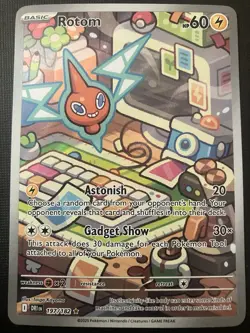 Rotom 197/182 Sv10: Pokemon Destined Rivals 2025 Illustration Rare LP - Image 1