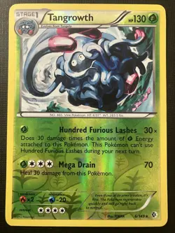 Tangrowth 6/149 Pokemon Black & White Boundaries Crossed 2012 Holo LP - Image 1