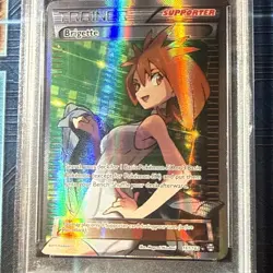 2015 Pokemon XY Breakthrough EX-MT BRIGETTE FULL ART #161 PSA 6 - Image 2