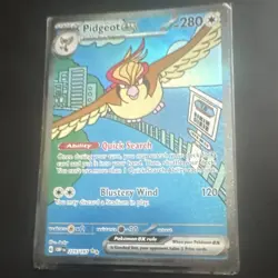 The Pokemon Company Pidgeot ex 225/197 SV03 Obsidian Flames SIR Full Art Holo - Image 1