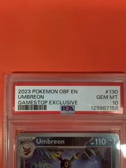 Umbreon PSA 10 Promo GameStop Exclusive Pokemon OBF Reverse Holo #130 - Image 5