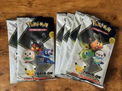 Pokemon 25th Anniversary First Partner Pack Lot of 6 | 2x Alola + 4x Unova - Image 1