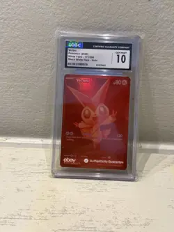 Pokemon Victini Black Bolt Black White Rare #171 CGC 10 Gem Mint - Image 1