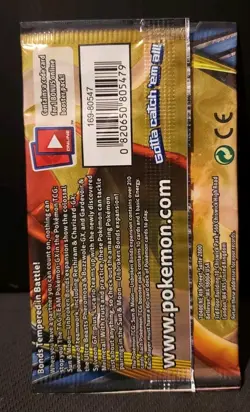 *EMPTY* POKEMON SUN & MOON UNBROKEN BONDS BOOSTER PACK RESHIRAM/CHARIZARD ART - Image 2