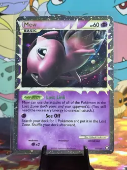 Mew (Prime) 97/102 Triumphant Holo Ultra Rare Pokemon TCG Nintendo NM - Image 1
