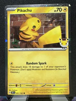 Pokemon Day 30th Anniversary - Pikachu 051 /162 2026 Promo NM - TAIL SWIRL - Image 1