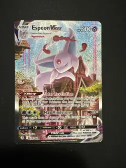 Pokemon SWSH08: Fusion Strike Espeon VMAX (Alternate Art Secret) 270/264 - Image 1
