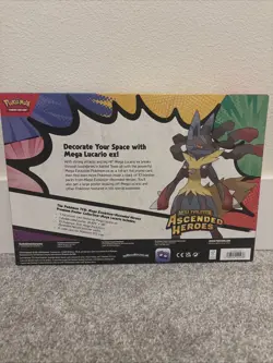 Lot Of 2 Pokemon Ascended Heroes Premium Poster Collection Gardevoir, Lucario - Image 5