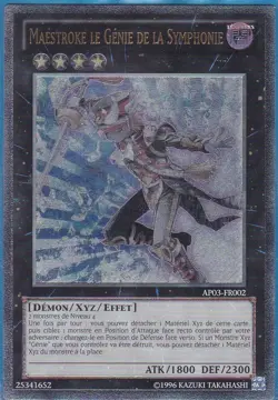 Yu-Gi-Oh! Maestroke le Genie de la Symphonie AP03-FR002 Ultimate Rare COMME NEUF - Image 1