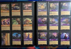 Disney Lorcana Wilds Unknown EN12 Complete Set 204/204 - Bindered - NM - Image 1