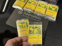 (x25) Pokemon GO Pikachu Promo Card HOLO EN 028/078 -SEALED LOT - Image 1