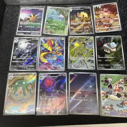 Pokemon Card Lot 12x Japanese AR Art Rare Cards Blaziken, Cleffa, Zeraora, - Image 1