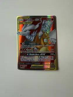 Reshiram & Charizard GX (Tag Team) - Pokemon Card (Ultra Rare) 194/214 NM - Image 1