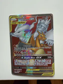 Reshiram & Charizard GX (Tag Team) - Pokemon Card (Ultra Rare) 194/214 NM - Image 2
