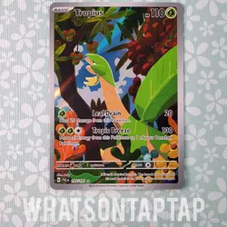 Pokemon Card Tropius 195/193 Secret Rare Scarlet Violet Paldea Evolved LP - Image 1