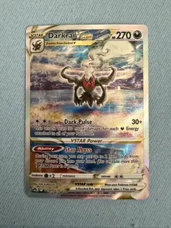 Pokemon Card Darkrai VSTAR Crown Zenith Ungraded Near Mint - Image 1