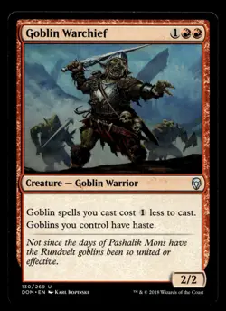 Goblin Warchief 130/269 U The List Reprints - Image 1