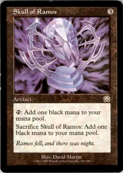 1999 MTG Mercadian Masques Skull of Ramos #312 LP - Image 1