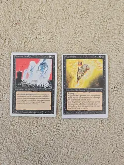 Magic The Gathering Revised Edition Animated Dead And Nightmare - Image 1