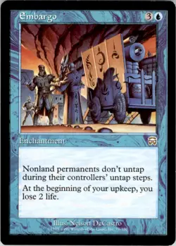 1999 MTG Mercadian Masques Embargo #77 Light Play - Image 1