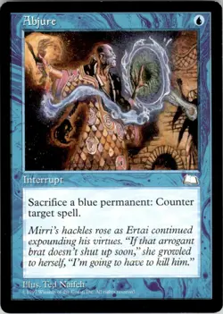 1997 MTG Weatherlight Abjure #31 Light Play - Image 1