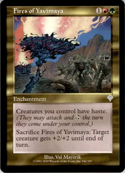 2010 Magic The Gathering Fires of Yavimaya #246 Light Play - Image 1