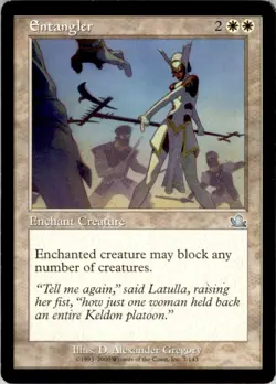 2000 Magic The Gathering Prophecy Entangler #7 Light Play - Image 1