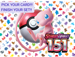 pokemon 151 Scarlet and Violet PICK YOUR CARD!! FINISH YOUR 151 SET!!! - Image 1