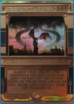 Doomsday FOIL Masterpiece Series: Amonkhet Invocations NM CARD (502121) ABUGames - Image 1